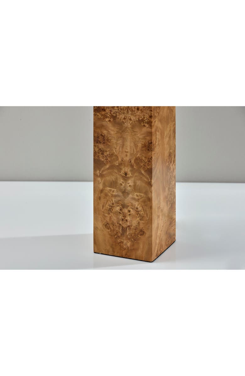 ADESSO LIGHTING Frederick Table Lamp, Alternate, color, Burled Wood/ Antique Brass