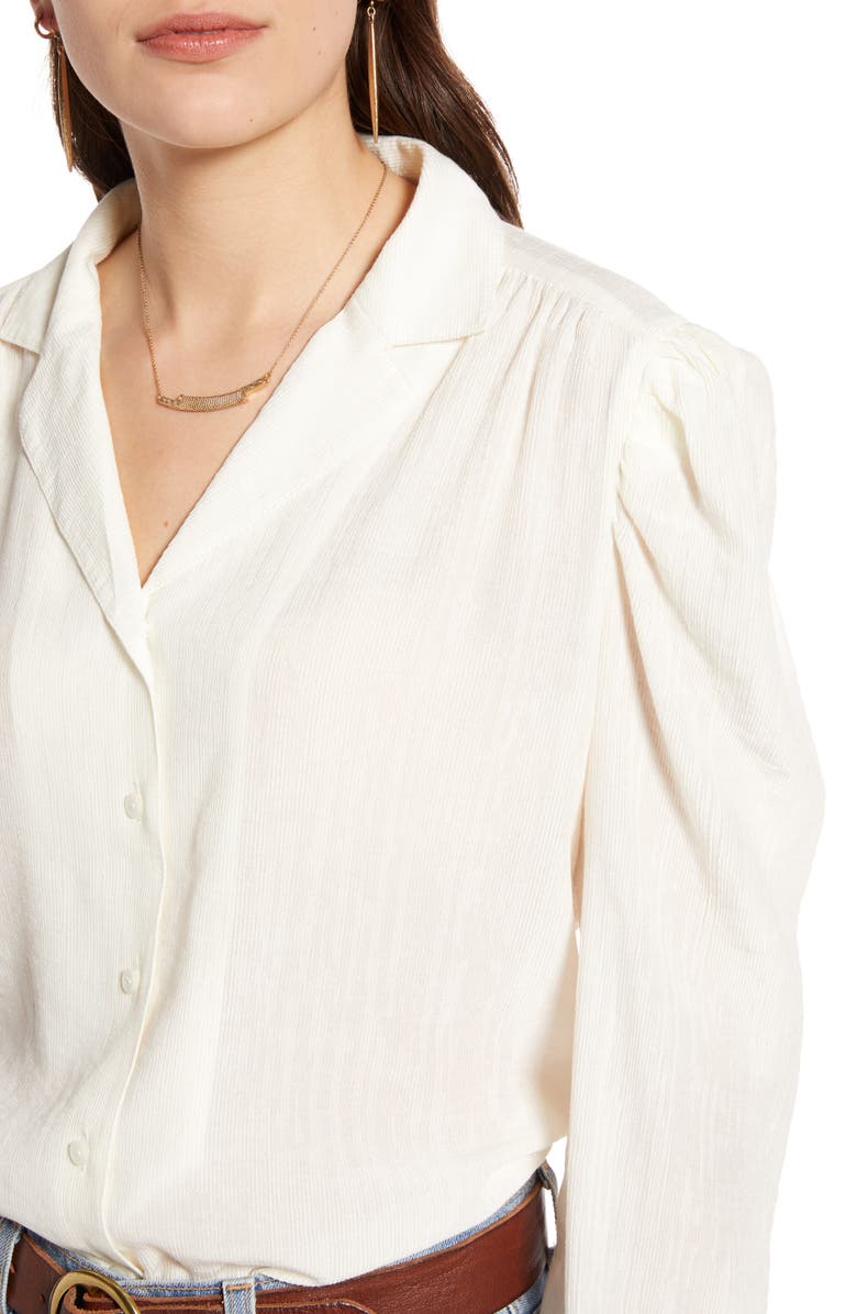 Treasure & Bond Puff Sleeve Textured Blouse, Alternate, color,