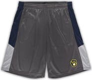 PROFILE Men's Profile Navy/Gray Milwaukee Brewers Team Shorts