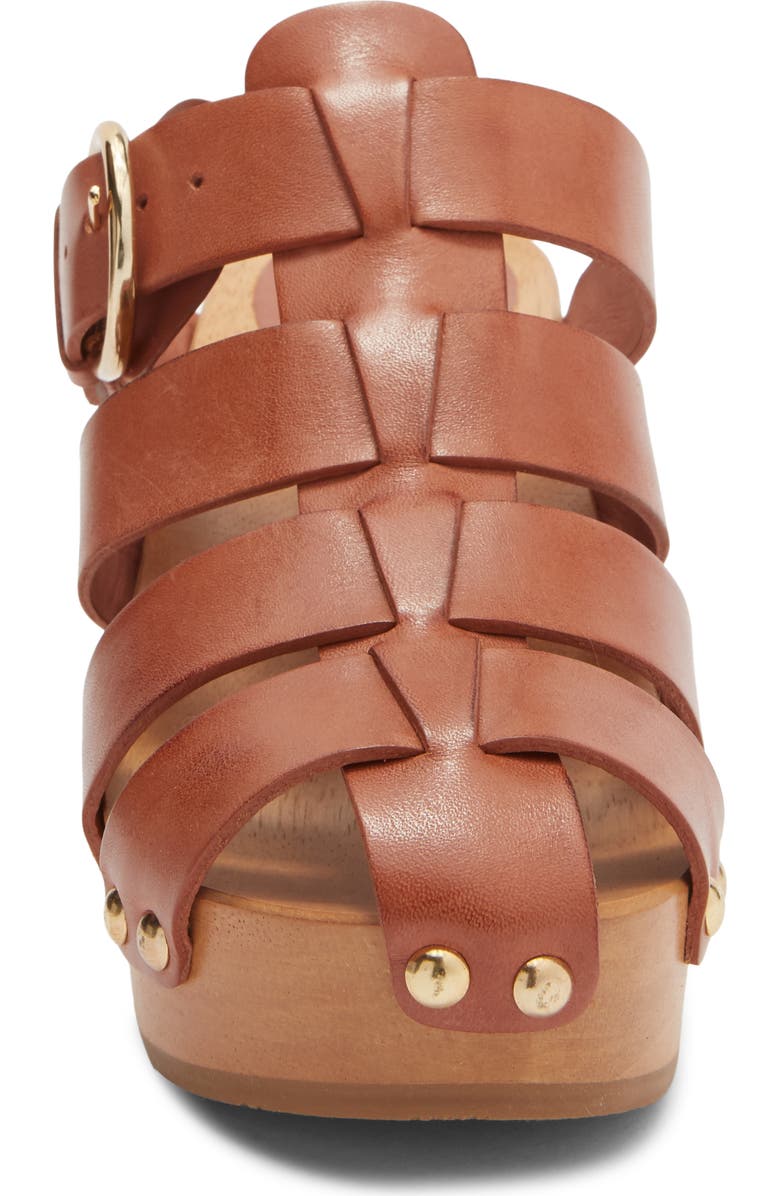 Beek Magpie Platform Sandal, Alternate, color, Cognac