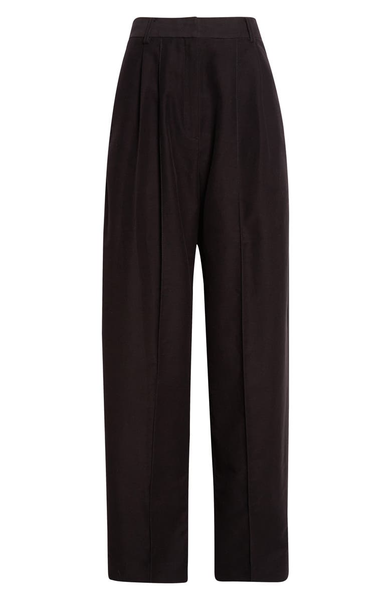 GIA STUDIOS Xanthe Cotton Trousers, Alternate, color, Black