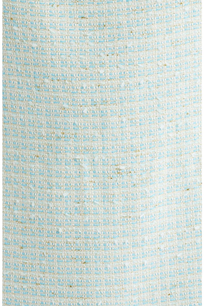 Anders Skirted Tweed Romper, Alternate, color, CAPRI BLUE FANTASY BOUCLE