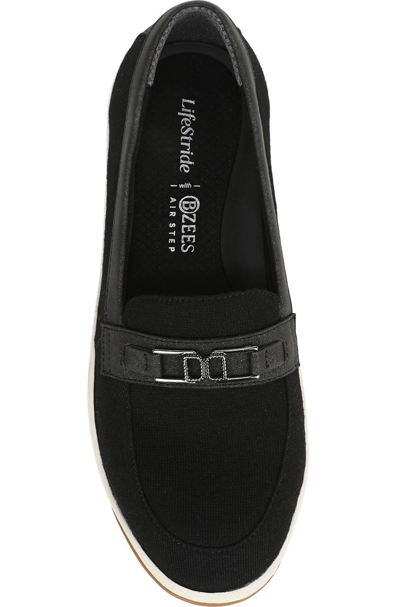 LifeStride Daydream Loafer, Alternate, color, Black/ Vanilla