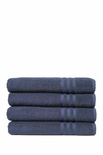 Linum Home Textiles Denzi Bath Towels - Set of 4 - Twilight Blue