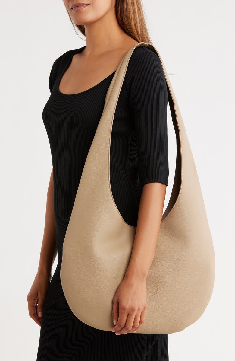 BCBG Large Hobo Bag, Alternate, color, Ginger