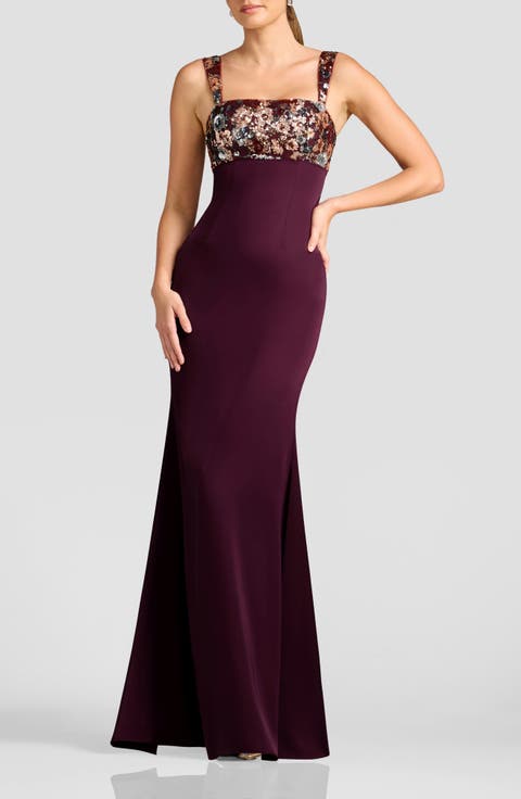 Cassidy Sequined Mermaid Gown