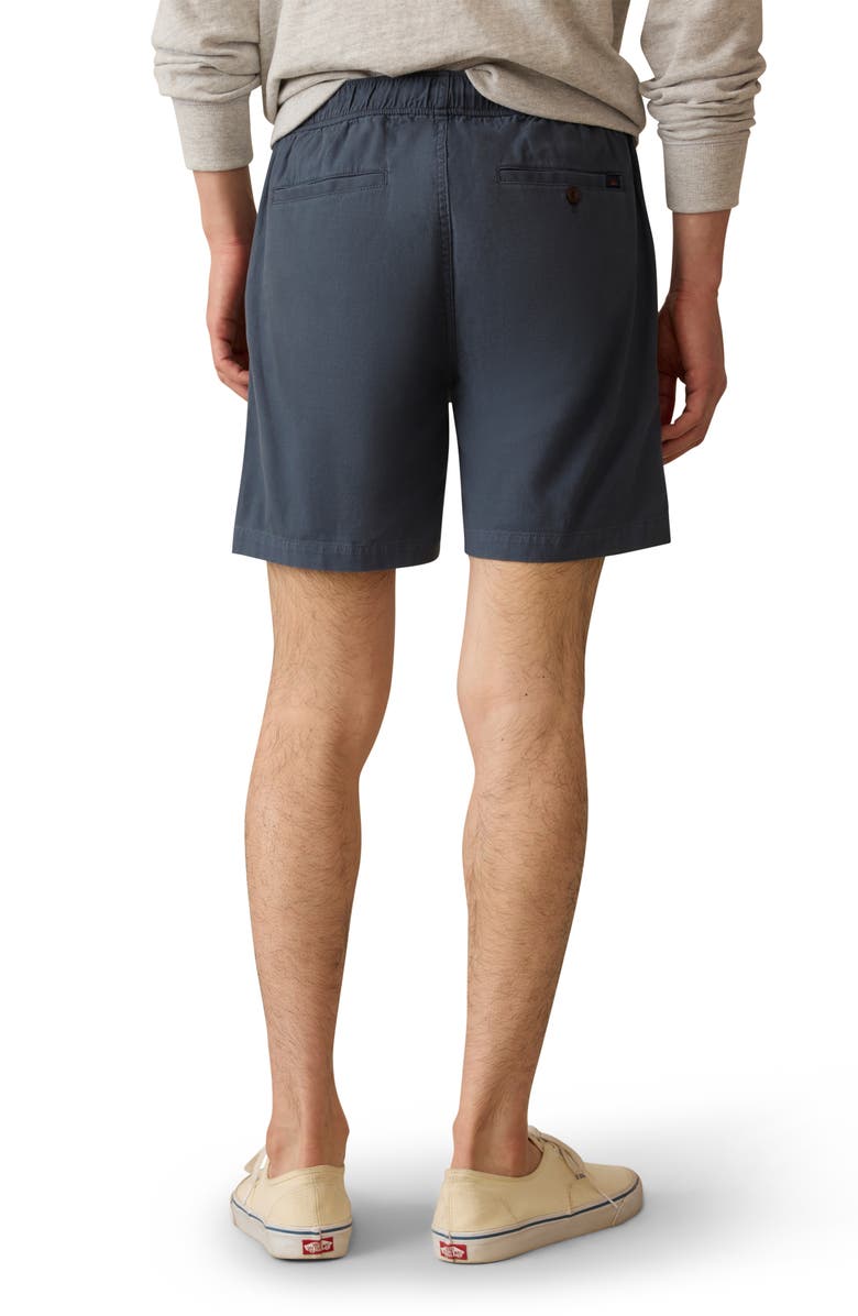 Faherty Essential Stretch Cotton Drawstring Shorts, Alternate, color, Blue Nights