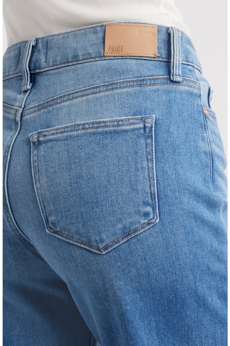 Anessa High Waist Raw Hem Wide Leg Jeans, Alternate, color, MESMERIZE