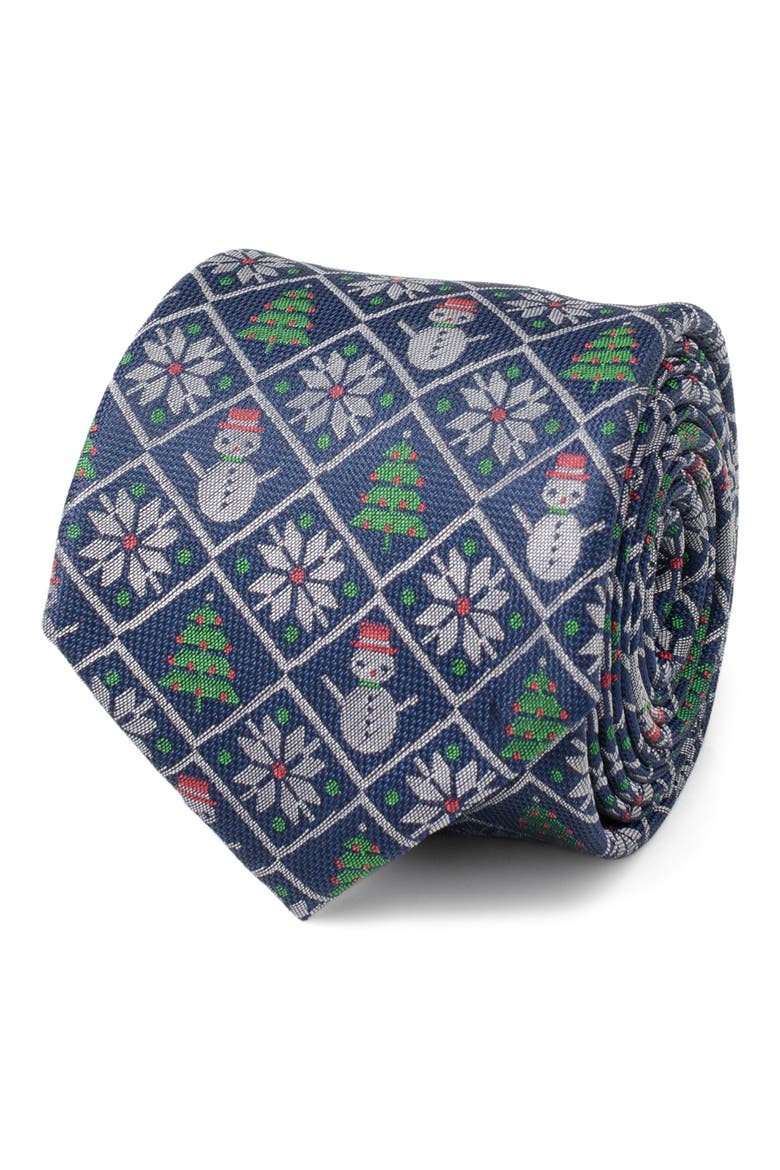 Sweater Weather Silk Blend Tie, Alternate, color, BLUE