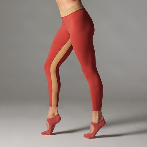 Tavi Mid Rise 7/8 Legging In Brown