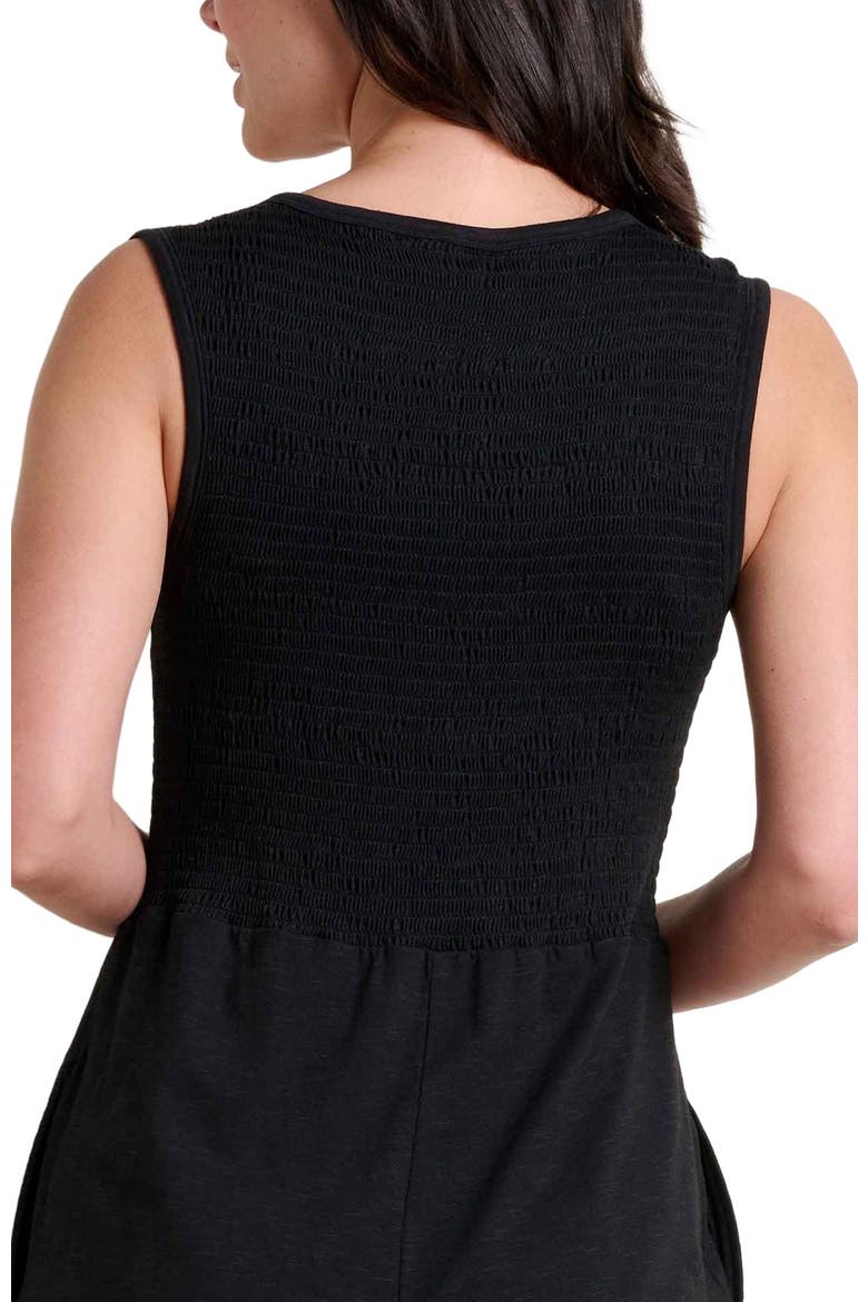 Gemina V-Neck Sleeveless Jumpsuit, Alternate, color, Black