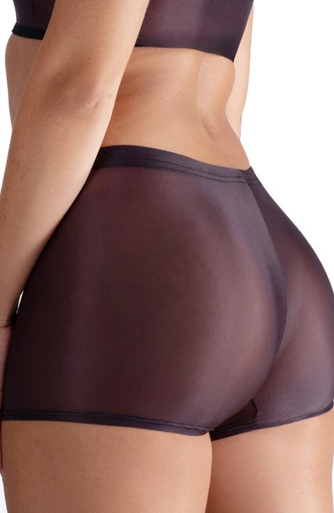 Lustrous Sheer Boyshort Tights