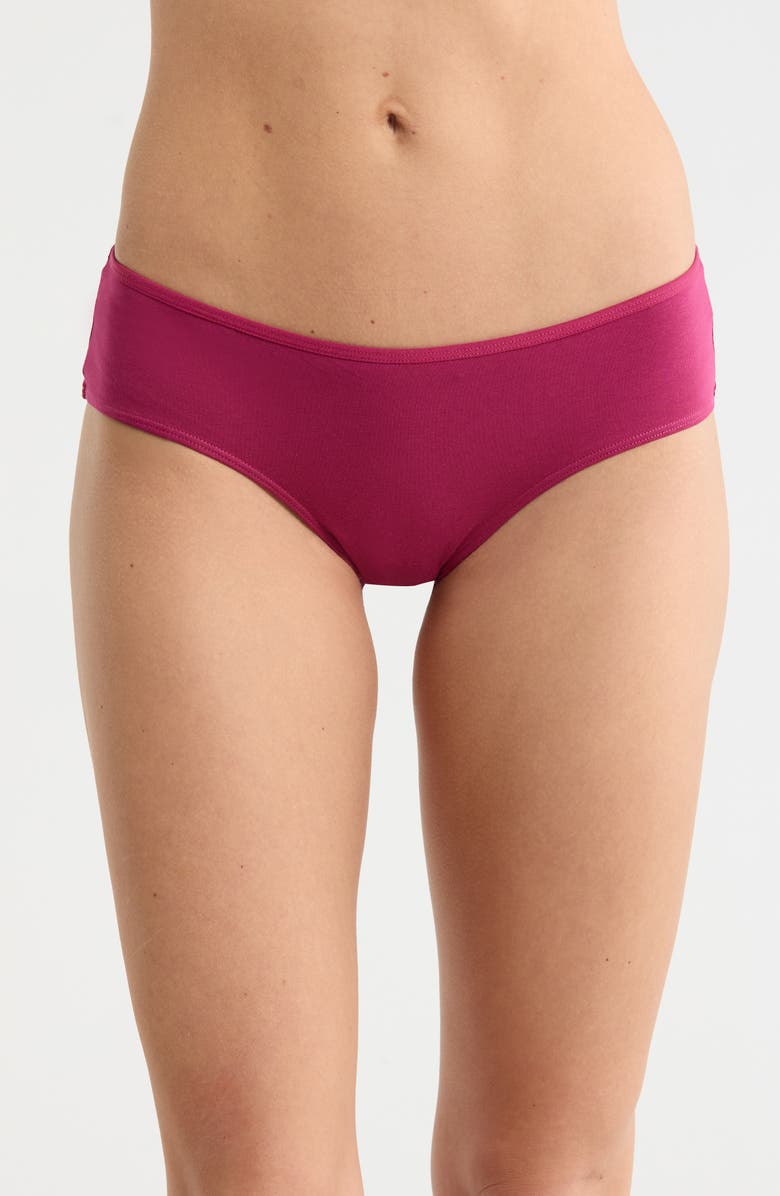 NORDSTROM RACK 5-Pack Stretch Hipster Briefs, Main, color, Blue Pink Multi