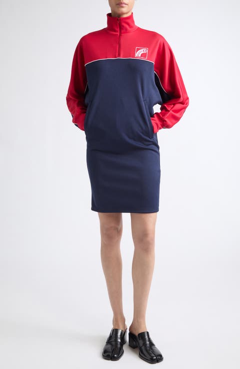 Half Zip Minidress