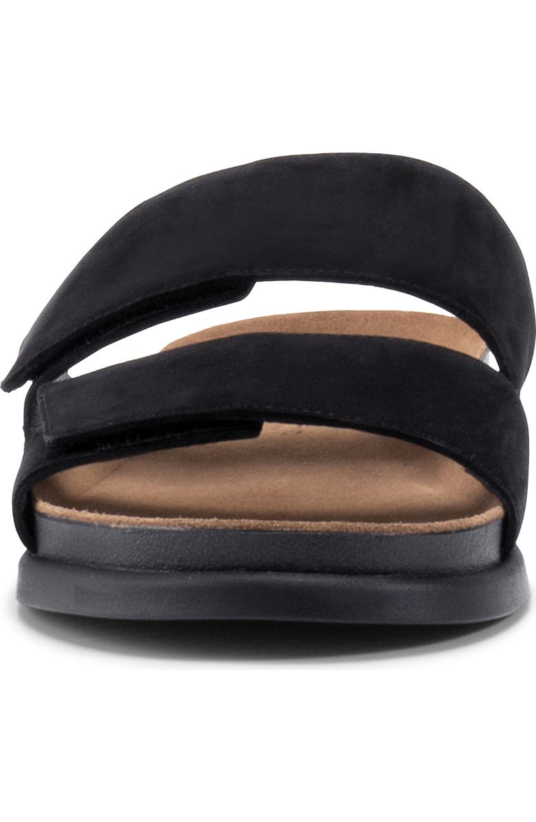 Vagabond Shoemakers Kevin Leather Strap Slide Sandal, Alternate, color, Black