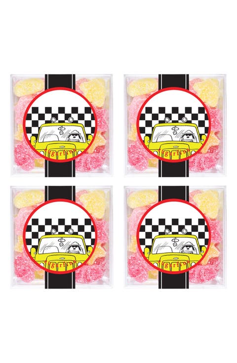 Set of 4 City Stars Candy