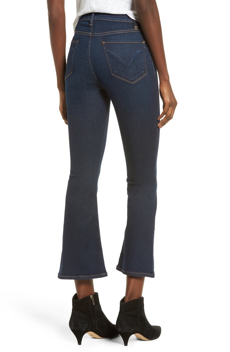 Hudson Jeans Holly High Waist Crop Flare Jeans, Alternate, color, 