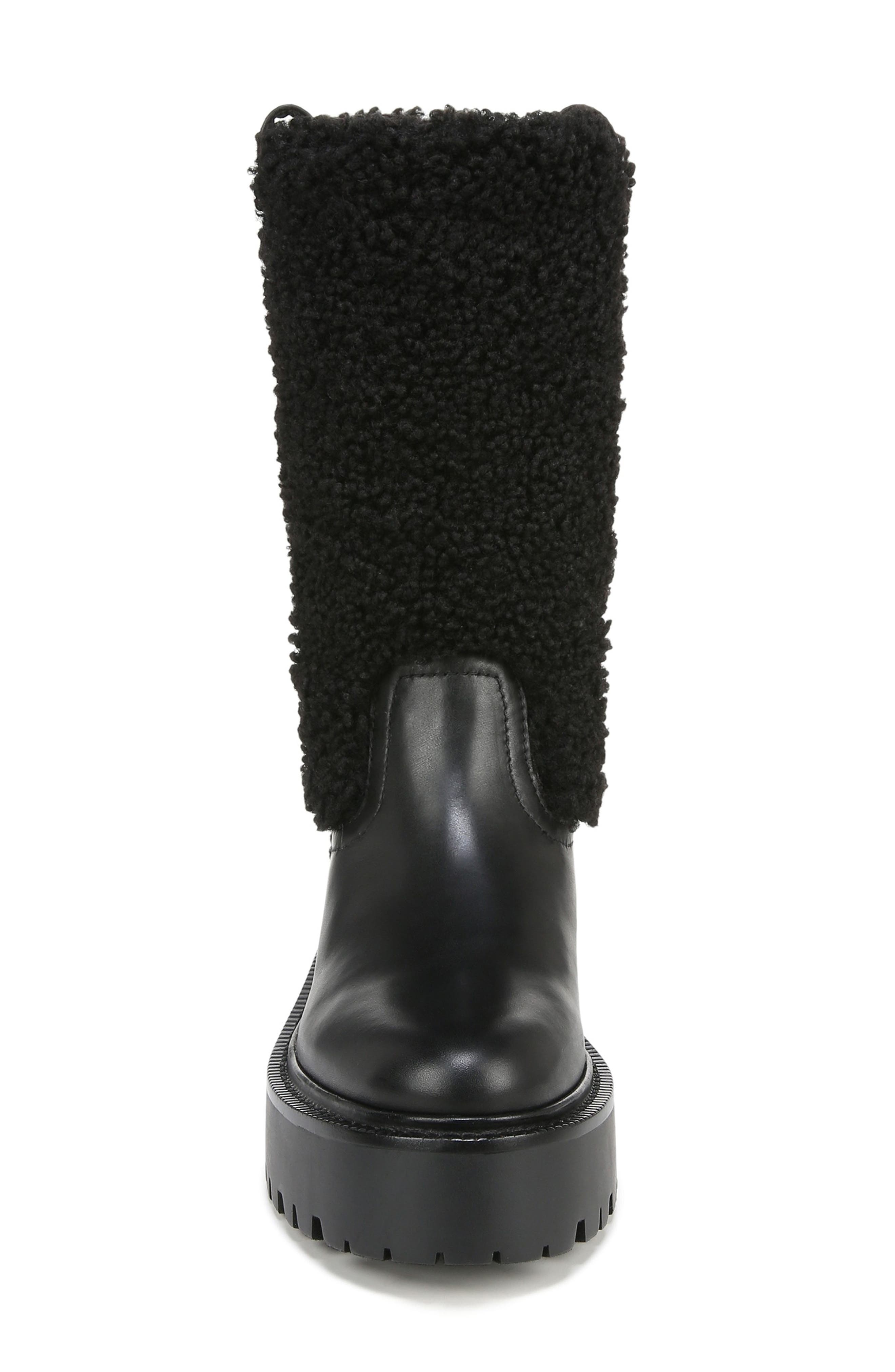 Sam Edelman Elfie Faux Shearling Platform Boot, Alternate, color, 