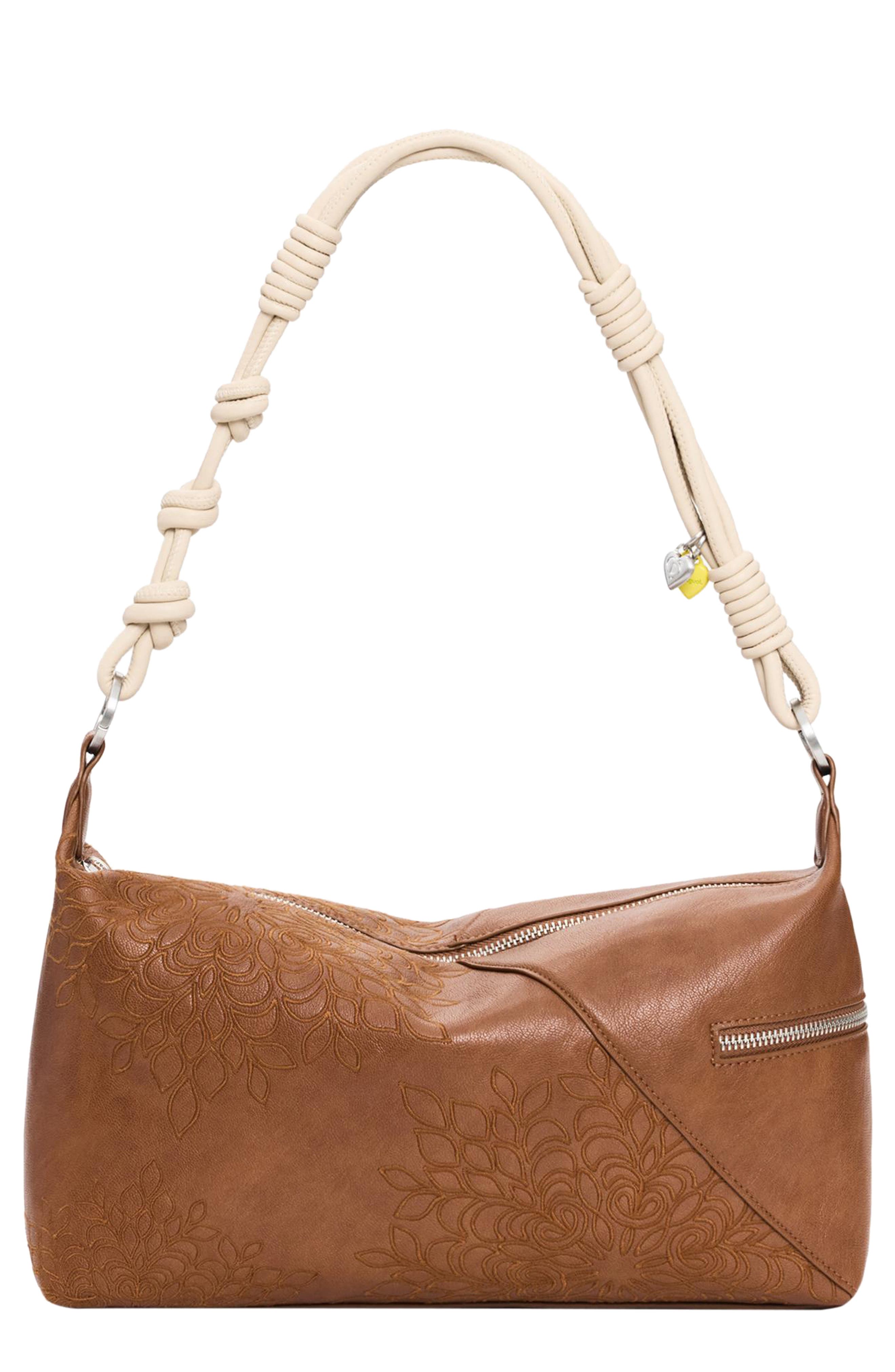 Desigual Faux Leather Crossbody Bag, Main, color, 