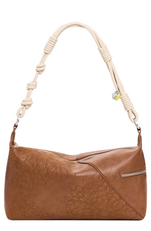 Faux Leather Crossbody Bag