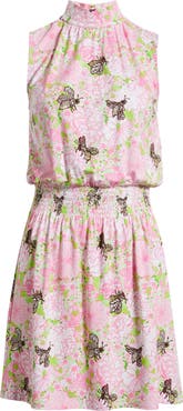 Lilly Pulitzer® Serah Smocked Waist Blouson Dress
