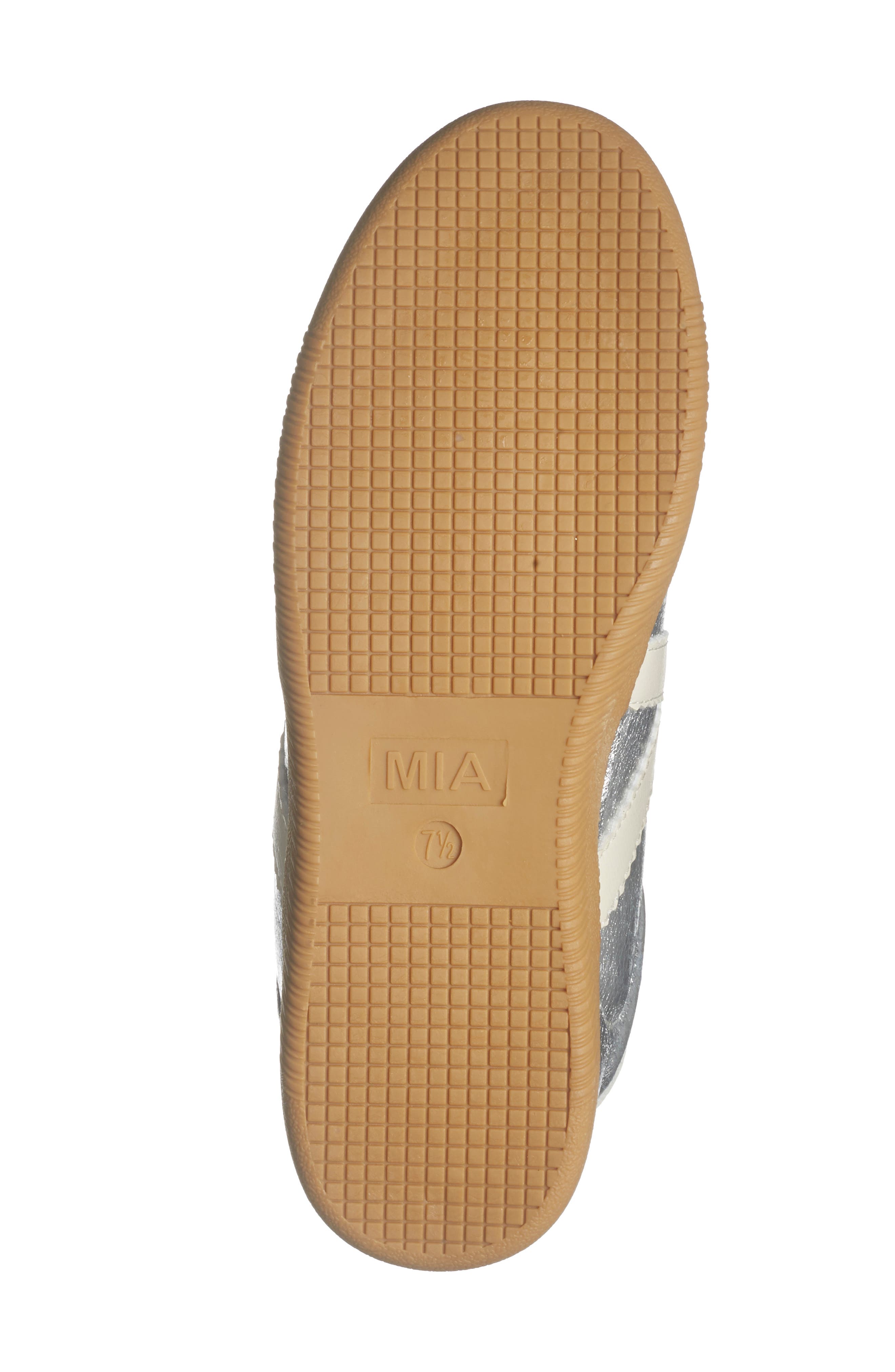 MIA Baker Sneaker, Alternate, color, Silver Washed