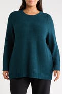 Eileen Fisher Organic Cotton & Cashmere Crewneck Sweater