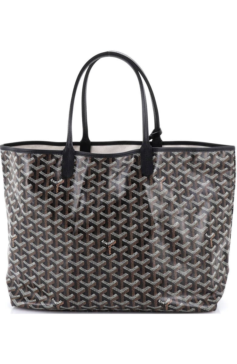 Pre-Owned Goyard Saint Louis Tote Coated Canvas PM, Alternate, color, Black