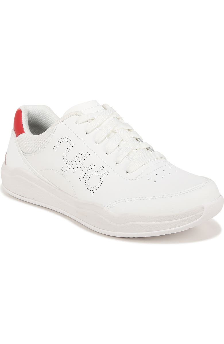 Rykä Courtside Pickleball Sneaker, Main, color, White/ Red