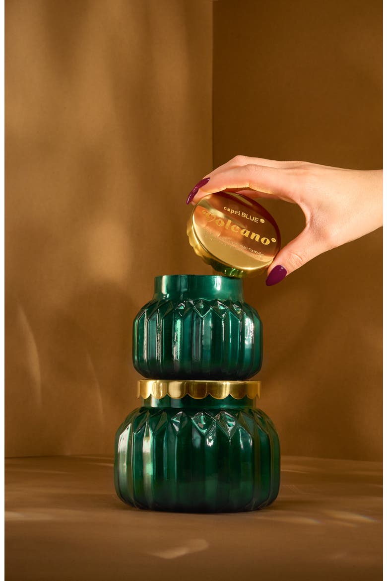 Volcano Royal Gem Petite Candle, Alternate, color, GREEN