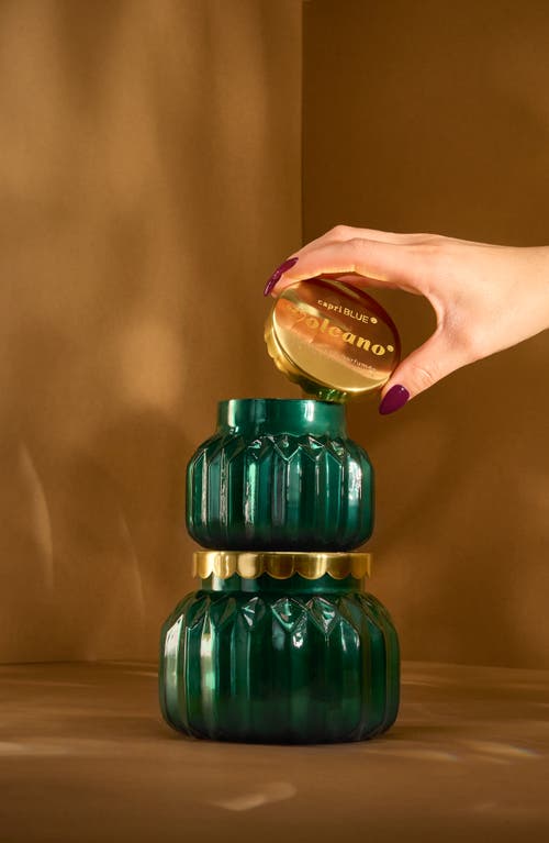 Capri Blue Volcano Royal Gem Signature Candle In Green