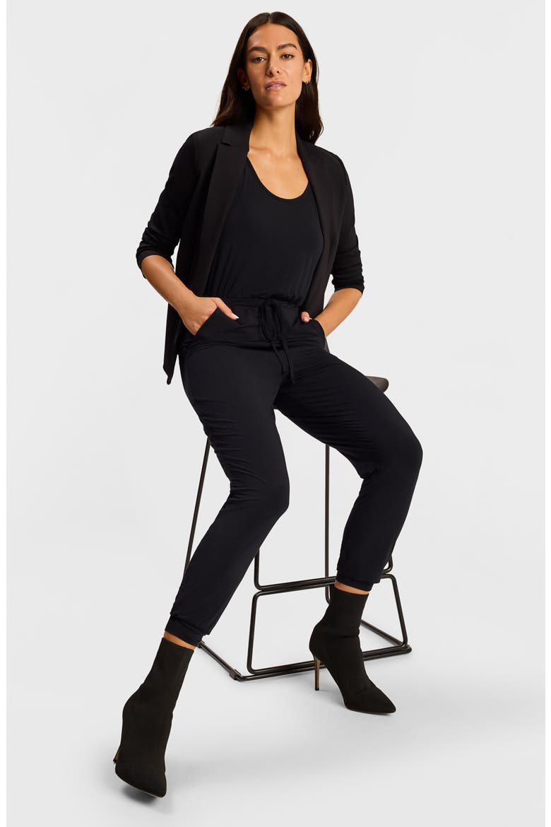 Butter Tank Jumpsuit, Alternate, color, BLACK