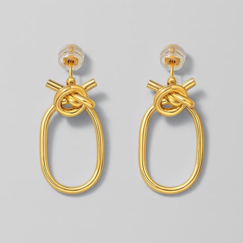 The Ellington Knot Drop Earrings
