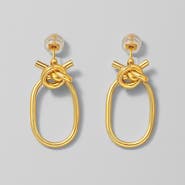 Ivy & Pearl Co. The Ellington Knot Drop Earrings