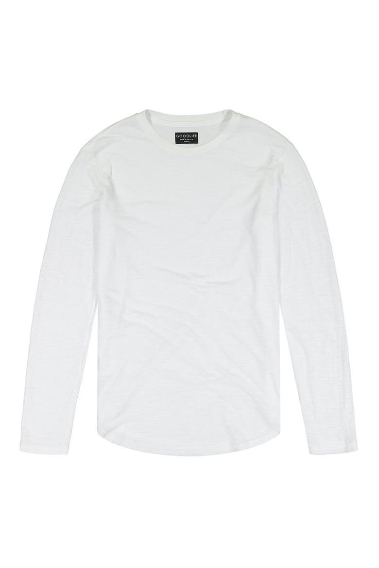 Double Layer Long Sleeve T-Shirt, Alternate, color, WHITE