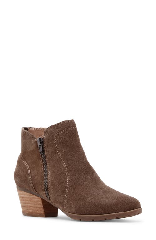 Blondo Victoria Waterproof Bootie in Taupe Suede 