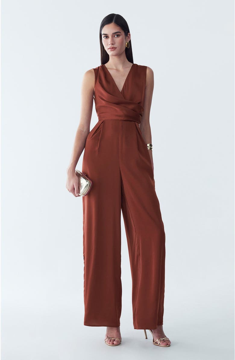WILLA Livleigh Jumpsuit, Alternate, color, Copper