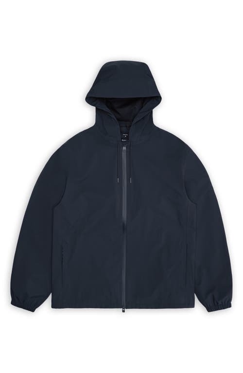 Rains Suva Waterproof Hooded Jacket In Navy