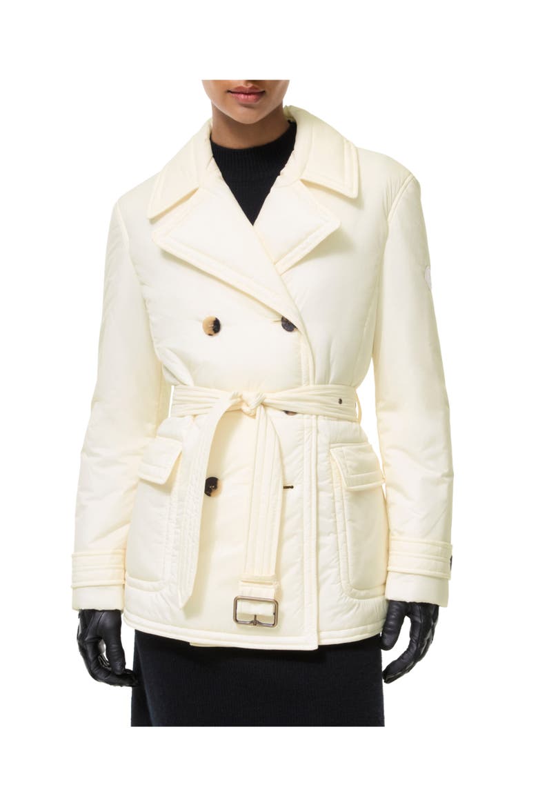 Hertford Trench Jacket, Alternate, color, Tundra white