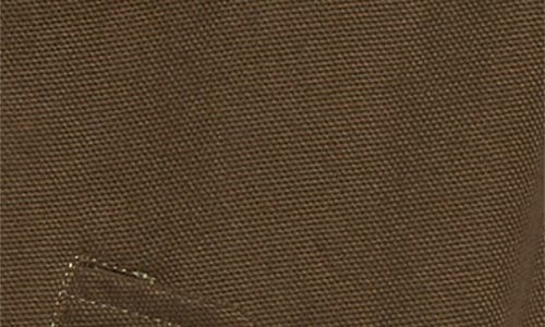 Dolce & Gabbana Dolce&gabbana Genuine Shearling Trim Cotton Parka In Brown