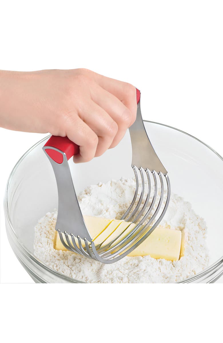 CUISIPRO 5.25 Inch Deluxe Pastry Blender, Red, Alternate, color, Red