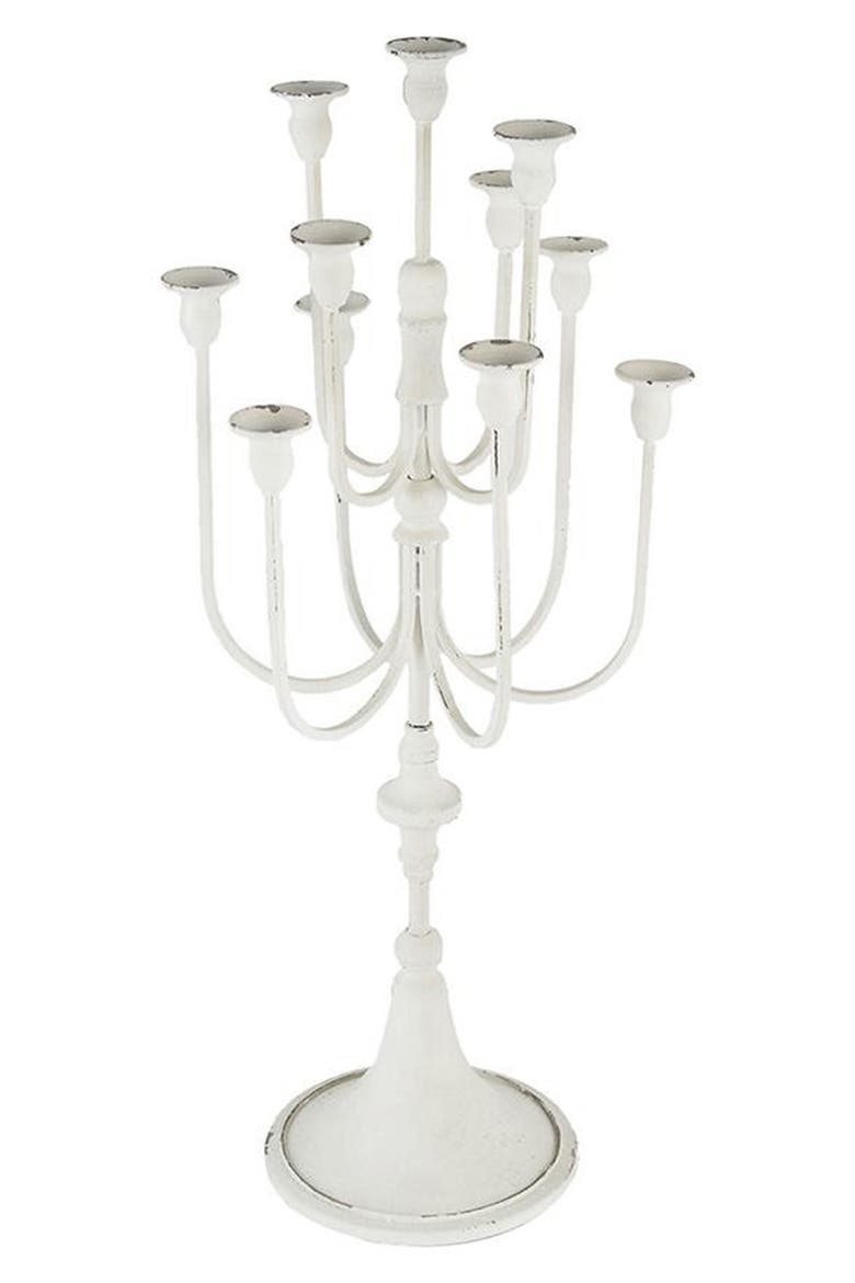 11-Light Candelabra, Main, color, DISTRESSED WHITE