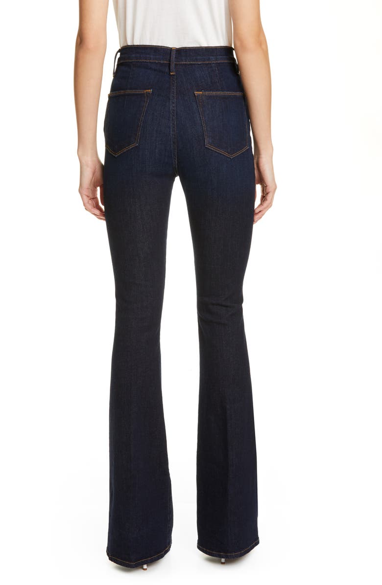 FRAME Denim 'Le Flare de Françoise' High Rise Flare Jeans, Alternate, color, 