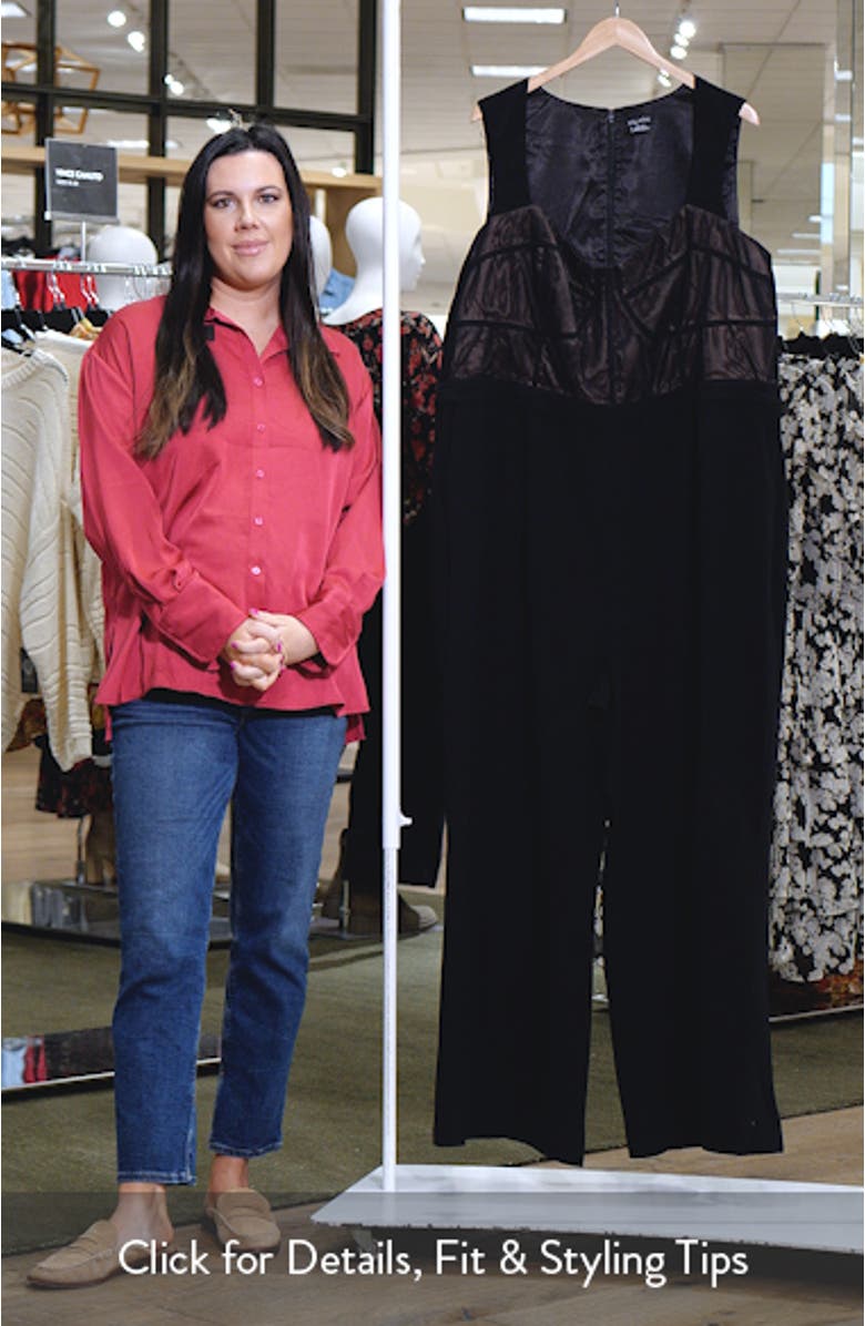 Kyle Bustier Sleeveless Jumpsuit, sales video thumbnail