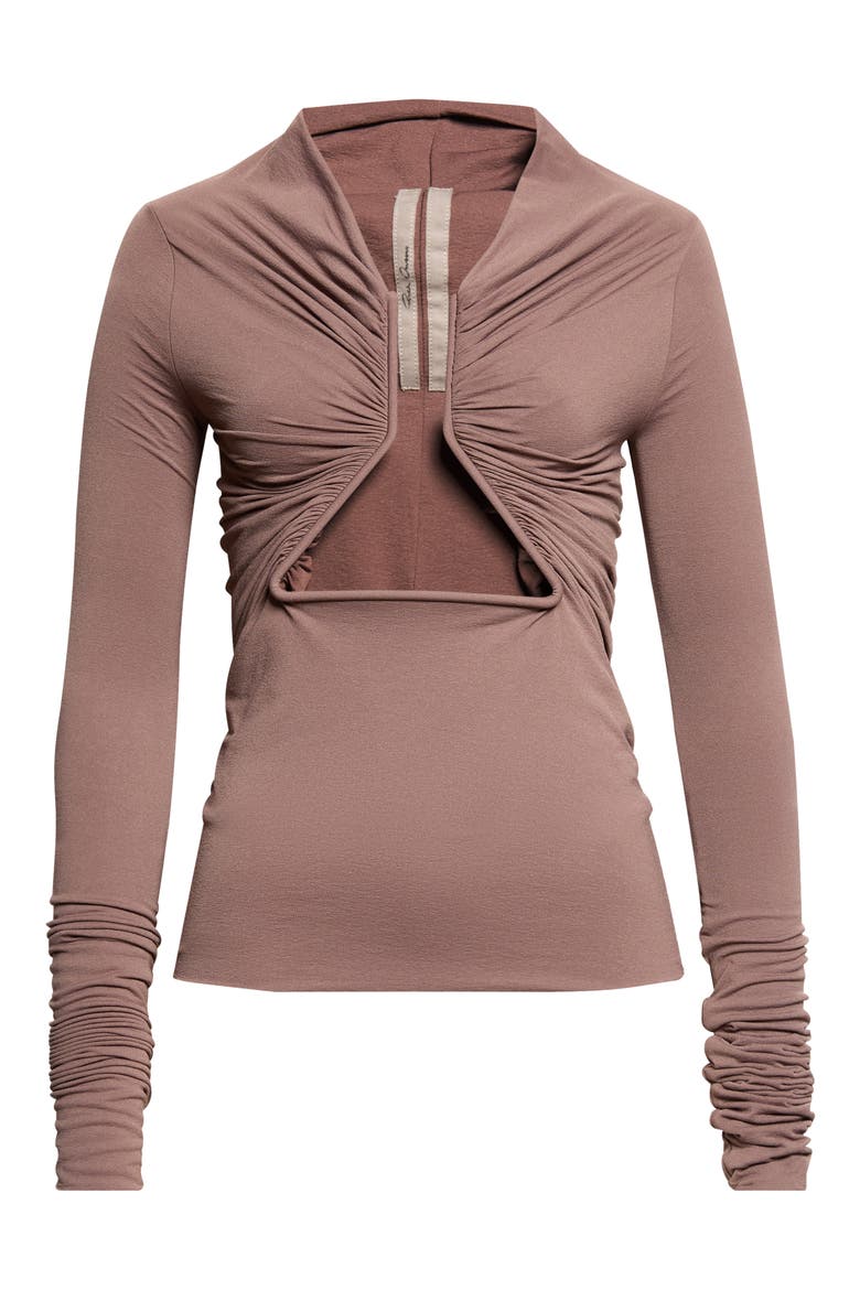 Prong Cutout Long Sleeve Top, Alternate, color, GRAPE