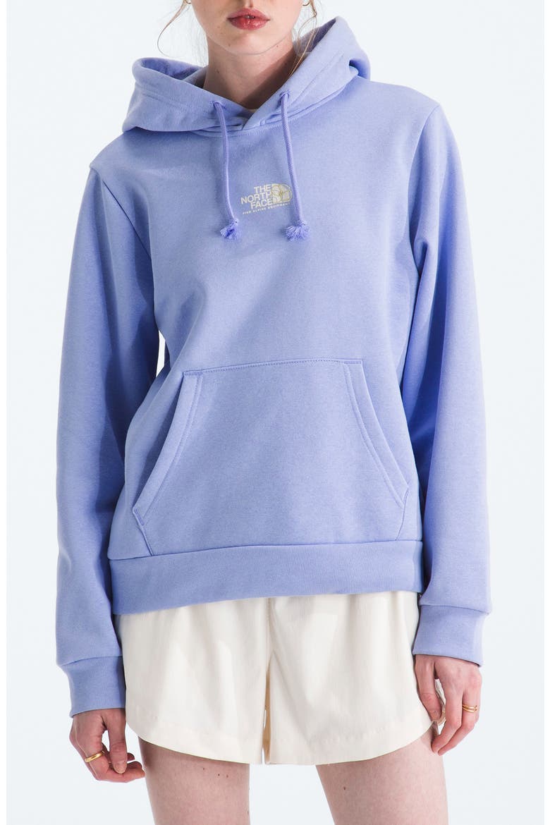 Floral Alpine Hoodie, Main, color, PERIWINKLE GLOW