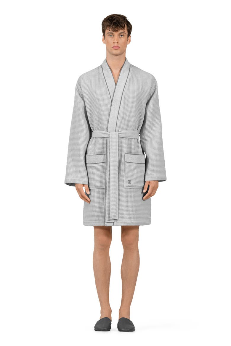 Sauners Unisex Bathrobe, Alternate, color, Grey