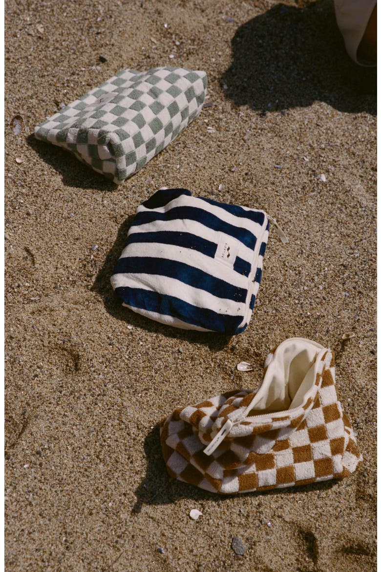 Cabana Terry Pouch, Alternate, color, DEEP POOL