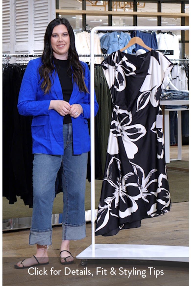 Asymmetric Hem Midi Dress video