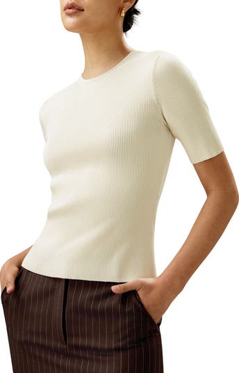 Lilysilk Essential Silk Knit Top | Nordstrom